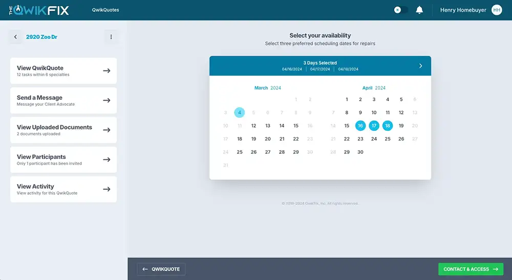 Image conveying The repair process should be straightforward and hassle-free. TheQwikFix makes it as easy as ordering an Uber to manage home repairs.